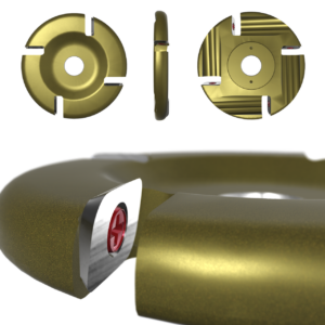 Rotoclip #59 4.5" 4 Slot Flat Blade Disc Aggressive