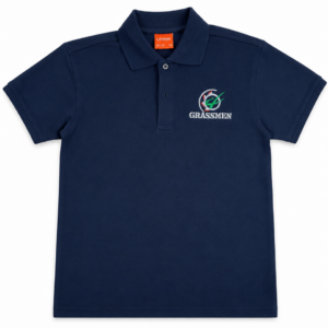 GRASSMEN Kids Polo - Navy