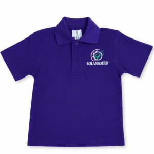 GRASSMEN Kids Polo - Purple