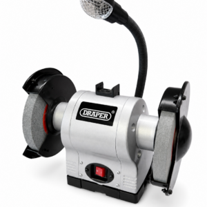 Draper Heavy Duty Bench Grinder With Work Light