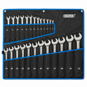 Draper HI-TORQ Metric Combination Spanner Set (25pcs)