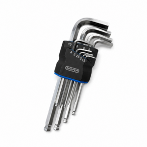 Draper Metric Long Arm Ball End Hex Key Set (9pcs)